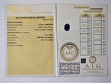 Sapphire 4.42ct AIG Certified