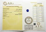 Sapphire 6.70ct AIG Certified