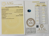 Sapphire 4.55ct AIG Certified