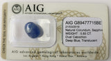 Sapphire 5.85ct AIG Certified