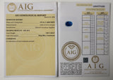 Sapphire 5.85ct AIG Certified