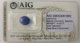 Sapphire 4.03ct AIG Certified