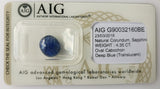 Sapphire 4.35ct AIG Certified