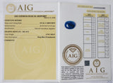 Sapphire 4.70ct AIG Certified