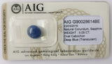 Sapphire 5.09ct AIG Certified