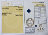 Sapphire 5.09ct AIG Certified