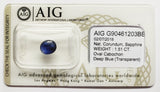 Sapphire 1.51ct AIG Certified