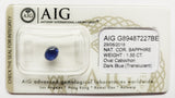 Sapphire 1.55ct AIG Certified