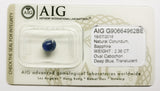 Sapphire 2.36ct AIG Certified