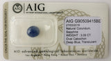 Sapphire 3.08ct AIG Certified