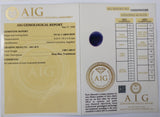 Sapphire 3.08ct AIG Certified