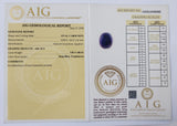 Sapphire 3.81ct AIG Certified