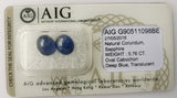 Sapphire 5.76ct AIG Certified