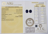 Sapphire 6.27ct AIG Certified