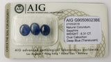 Sapphire 6.31ct AIG Certified