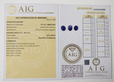 Sapphire 6.31ct AIG Certified