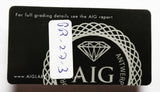 Sapphire 3.64ct AIG Certified