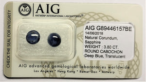 Sapphire 3.80ct AIG Certified