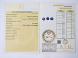 Sapphire 2.61ct AIG Certified