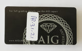 Sapphire 2.41ct AIG Certified