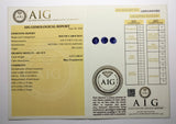 Sapphire 2.21ct AIG Certified