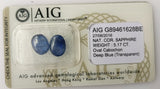 Sapphire 5.17ct AIG Certified