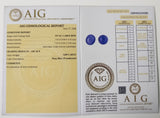 Sapphire 6.89ct AIG Certified