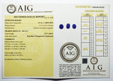 Sapphire 2.57ct AIG Certified