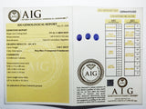 Sapphire 3.46ct AIG Certified