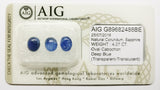 Sapphire 4.07ct AIG Certified