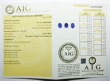 Sapphire 4.07ct AIG Certified