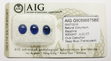 Sapphire 4.22ct AIG Certified