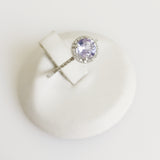 0.73ct Tanzanite and Diamond Ring
