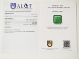 Emerald 11.37ct ALGT Certified