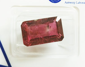 Rubellite 8.69ct ALGT Certified