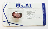 Rubellite 9.10ct ALGT Certified