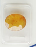 Yellow Sapphire 6.45ct ALGT Certified