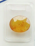 Yellow Sapphire 6.45ct ALGT Certified