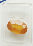 Yellow Sapphire 7.37ct ALGT Certified