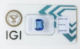 Sapphire 4.84ct IGI Certified