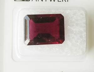 Rubellite 6.88ct GRA Certified