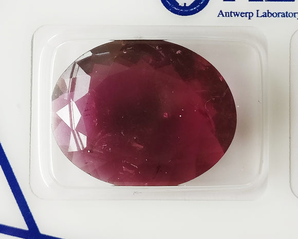 Rubellite 16.07ct ALGT Certified