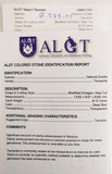 Tanzanite 8.12ct ALGT Certified