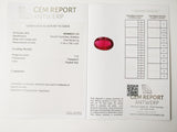 Rubellite 3.22ct GRA Certified