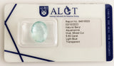 Aquamarine 5.63ct ALGT Certified