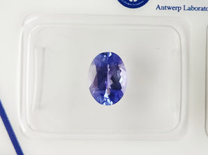 Tanzanite 1.24ct ALGT Certified