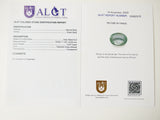 Green Beryl 10.97ct ALGT Certified