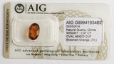 Citrine 2.97ct AIG Certified