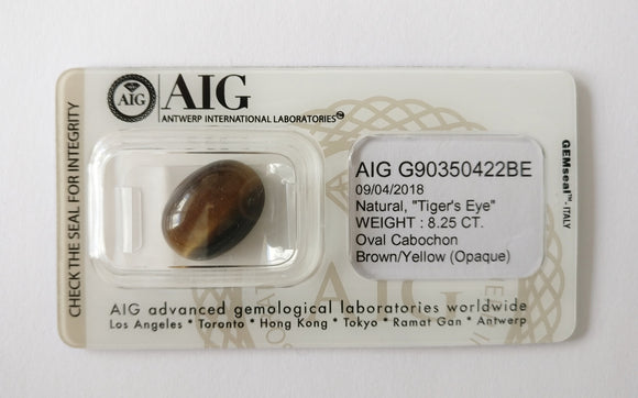 Tiger's Eye 8.25ct AIG Certified