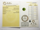 Chrysophrase 9.58ct AIG Certified